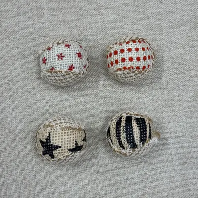Sisal Ball Cat Toy with Squeaker, Chasing Ball - 4