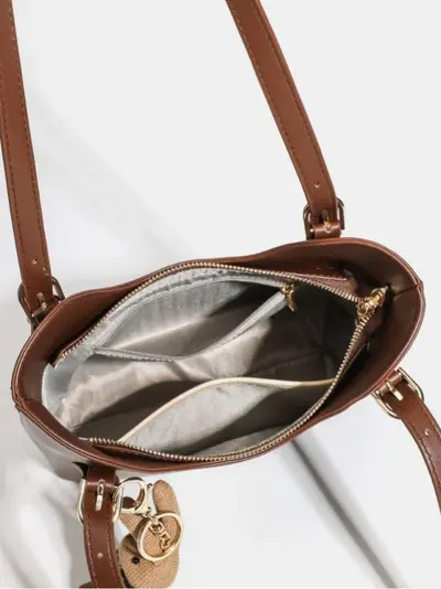 Damen-Tote-Bag mit großem Fassungsvermögen, Eimertasche für Herbst und Winter - 6