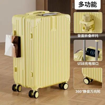 Large Capacity Student Suitcase with Combination Lock, Hard Shell - 10