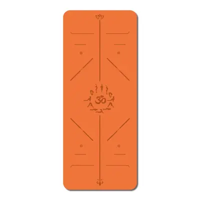 İşlenmiş ve özelleştirilmiş PU kauçuk yoga matı logosu ter emici kaymaz pozisyon çizgili yogamat spor fitness matı - 13