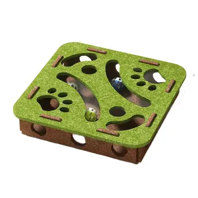 猫玩具笼中鼠逗猫自嗨宠物玩具互动猫咪宠物毛绒老鼠玩具宠物用品