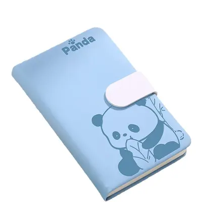 Mini-Taschennotizbuch mit Panda-Motiv, blanko, für Schüler