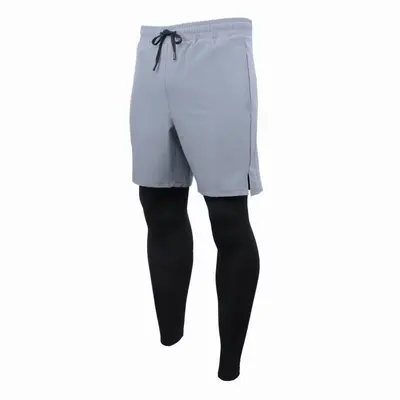 Erkek İki Parça Hızlı Kuruyan Spor Pantolonu, Basketbol ve Koşu İçin