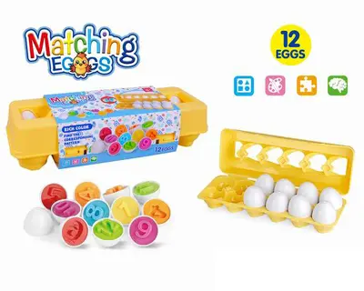 Geometric shape matching toy, twist egg - 8