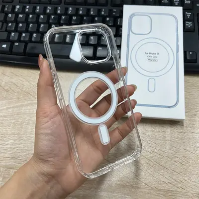 iPhone magnetic transparent case, compatible iPhone 14-18 Pro Max