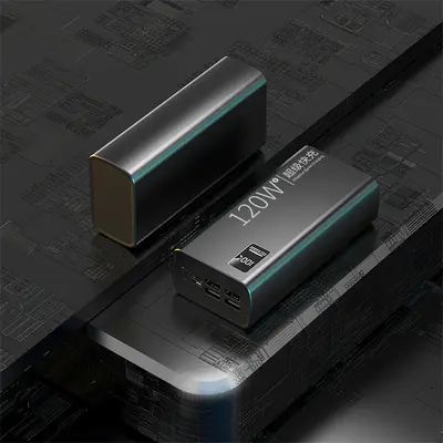 3C Certified 120W Super Fast Charging Power Bank 60000mAh Large Capacity Type-C Digital Display Mobile Power Supply Wholesale - 7