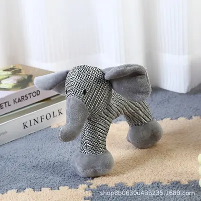 Köpek peluş ses çıkaran oyuncak, dayanıklı diş kaşıma - 7