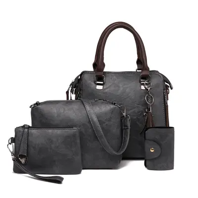 Women's Retro Four-Piece Mother and Child Bag Set with Shoulder and Handbag - 6