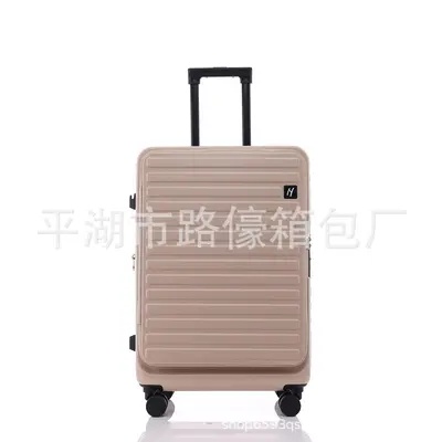 Expandable 20-Inch Unisex Trolley Suitcase with Combination Lock, Large Capacity - 11