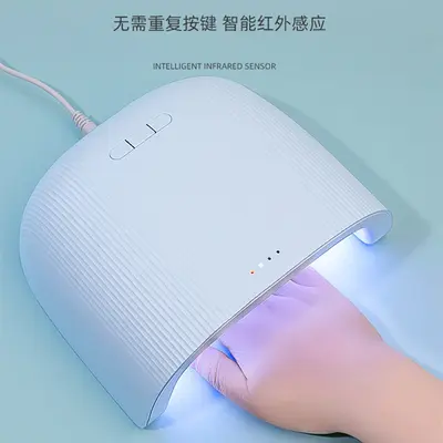 UV/LED tırnak lambası, akıllı indüksiyonlu çabuk kurutma, 100-240V