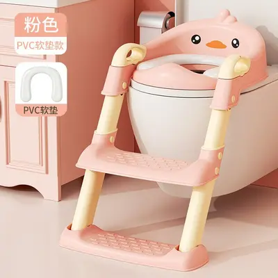 Kinder-WC-Treppenhocker mit Toilettensitzaufsatz - 11
