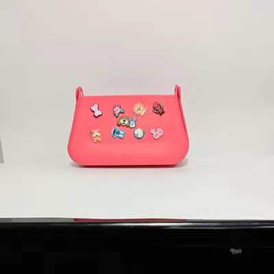 In Stock Personalized EVA Handheld Underarm Bag Bestselling Cosmetic Bag Perforated Single Shoulder Bag DIY Cartoon Accessories Crossbody Bag