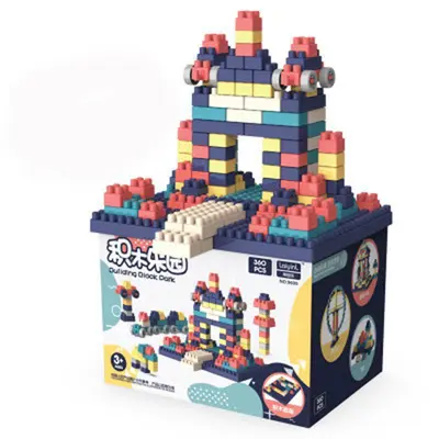 Creative Children's Building Block Set with Storage Box and Baseplate - 6