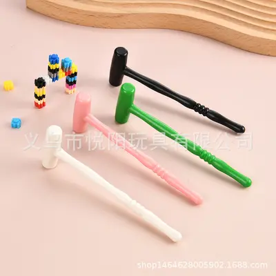 Building Block Hammer Tool Set, Strike and Join, Large and Small Pieces - 4