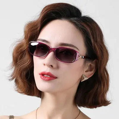 Small frame fox head women's sunglasses, UV protection - 3
