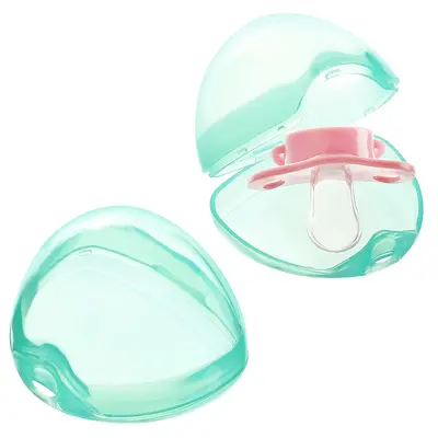 Lebensmittelqualität Schnuller-Tasche Baby-Beruhigungsmittel Silikon staubdicht Aufbewahrungstasche tragbare Baby-Schnuller-Tasche Schnuller-Aufbewahrungsbox