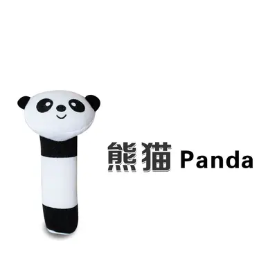 Panda Peluş El Çıngırağı BB Çubuğu 0-3 Yaş Bebek Oyuncağı - 13