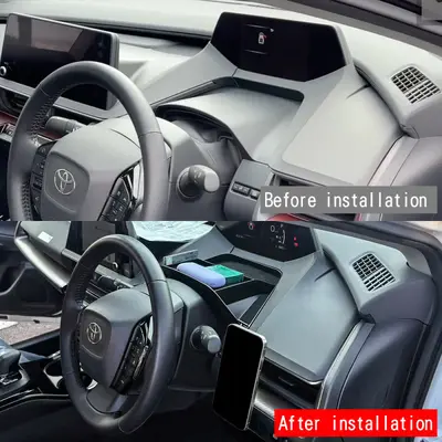 Для Toyota PRIUS 60 Series 23 года: ящик для хранения на торпеду с магнитным держателем для телефона, аксессуары для салона