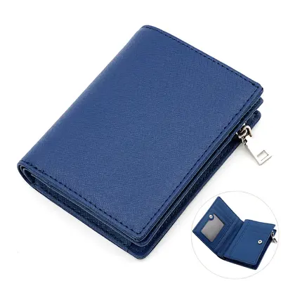 Vertical Genuine Leather Men's Wallet, Multi-Card Slots - 10