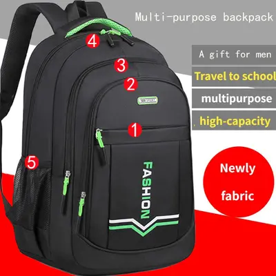 School bag for boys, backpack for middle school and high school students, large capacity backpack for girl university students, backpack for elementary school students, daily travel backpack, beautifully designed - 8