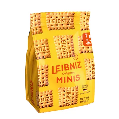Bahlsen Leibniz Mini Butter Biscuits from Germany, 100g - 7
