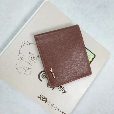 Men's Multifunctional PU Leather Short Wallet, Horizontal Design - 8