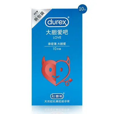 Durex Ultra-Thin Ribbed Condoms, 10 Pack - 9