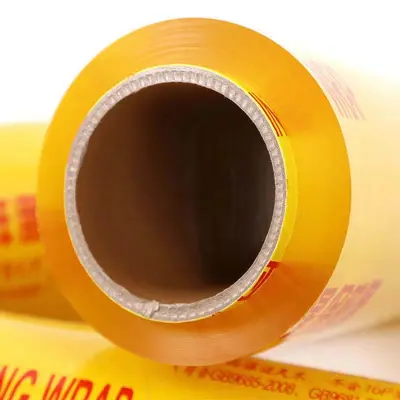 PVC stretch film, food grade, large roll