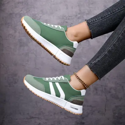 Women's Plus Size Chunky Dad Shoes, Thick Sole Casual Sneakers