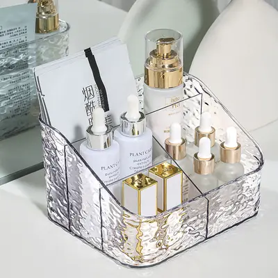 Cosmetic storage box acrylic desktop organizer
