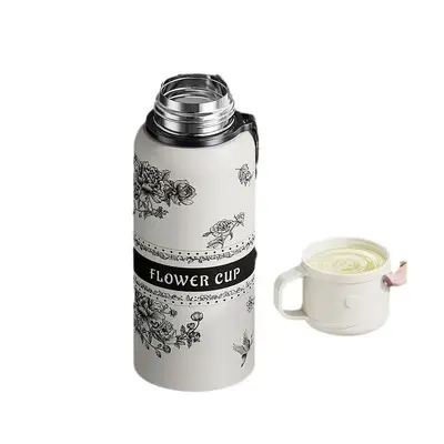 316 Stainless Steel Thermos Bottle Large Capacity Portable Student Tea Cup - 6