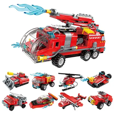 Boxed Small Particle Building Blocks, Car Assembly Set for Kids - 12