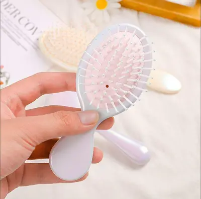 Macaron Mini Air Cushion Massage Comb, Portable Pocket Hair Comb - 11