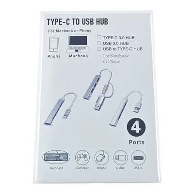 İkisi bir arada USB/tip-c arayüz genişletici 3.0HUB ayırıcı bir ila dört çok bağlantı noktalı tip-c genişletme yuvası
