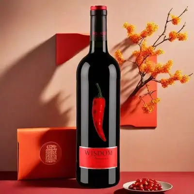 Fransız Cabernet Sauvignon Merlot Kuru Kırmızı Şarap 6'lı Kutu - 8