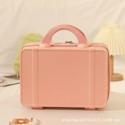 Women's Lightweight Carry-On Suitcase, 16 Inch, Mini Makeup Case Set - 9