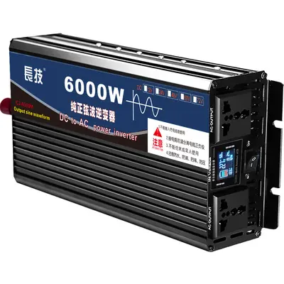 Инвертор чистой синусоиды Changjie 12V 24V 48V 60V 72V в 220V 110V для солнечных систем, дома и автомобиля, кросс-бордер - 6