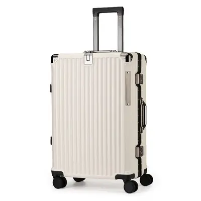 Aluminum Frame Trolley Suitcase, Large Capacity, Combination Lock - 6