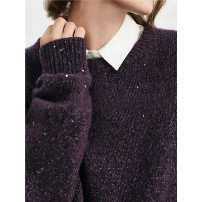 Leichte weiche Wollstrickjacke, 5HA931241 - 4