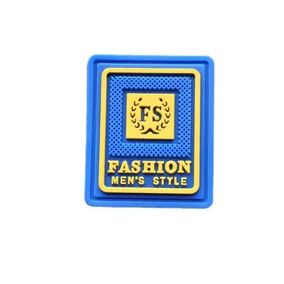 PVC Rubber Label, Silicone Badge for Clothing and Shoes