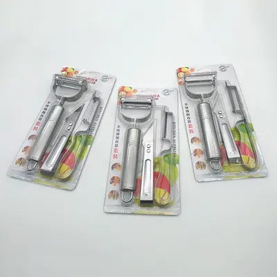 3-piece stainless steel peeler set with potato peeler - 3