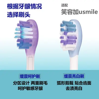Replacement Brush Head for usmile Smile Plus Y30/P20 PRO Electric Toothbrush - 2