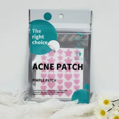 Heart and Star Pimple Patch, Makeup-Compatible, Pus-Absorbing Acne Patch - 7