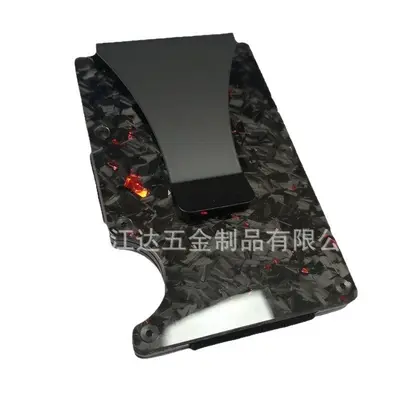 Üreticinin en çok satan karbon fiber cüzdanı, karbon ayna saten cüzdanı, rastgele desenli kart tutucu, metal RFID kart tutucu, kart tutucu