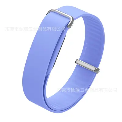 Silicone Loop Buckle Watch Band for Google Fitbit Air - 11