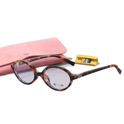 MIU Small Oval Sunglasses for Women, Thin Temples - 6