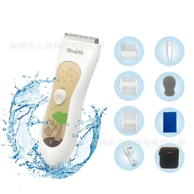 Baby- und Kinder-Haarschneider, leise, wasserdicht, USB-Akku - 7