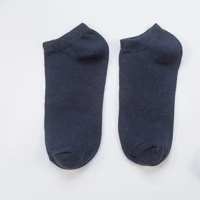 Men's Summer Ankle Socks, Thin Breathable Mesh, Black White Grey - 9