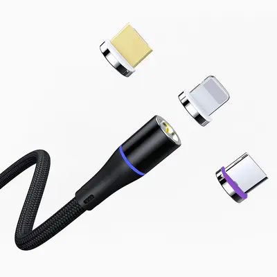 7-Pin Magnetic Data Cable for Huawei TYPE-C, 0.3 m, Super Fast Charging - 11