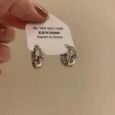S925 Silver Hoop Earrings for Women - 8